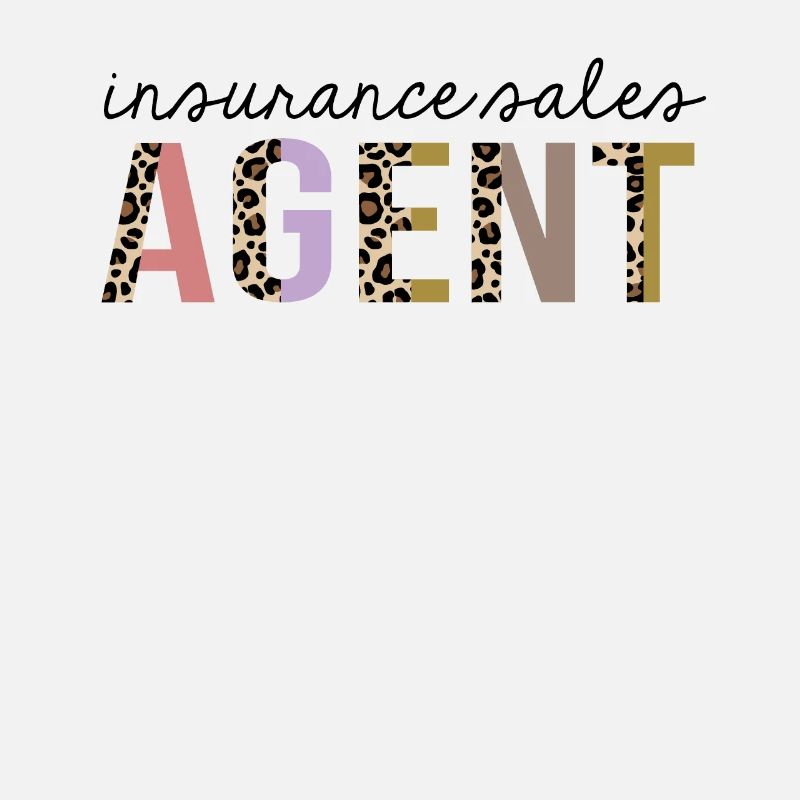 Agent de vente d’assurance Leopard Print Funny
