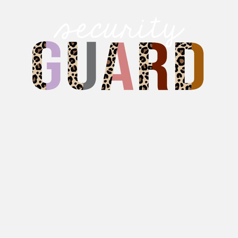 Security Guard Leopard Print Funny Gift