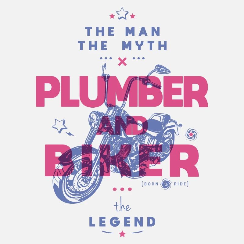 Klempner und Biker der Mann der Mythos die Legende