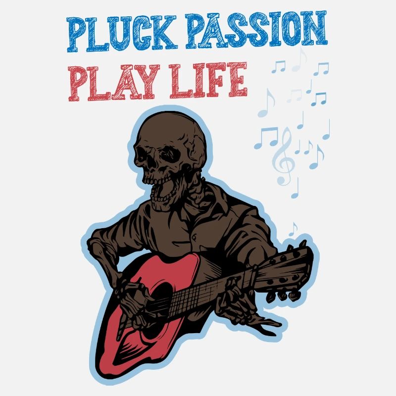 Skeleton Play Guitar