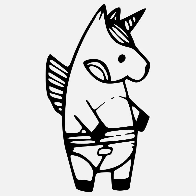 einhorn mit windel