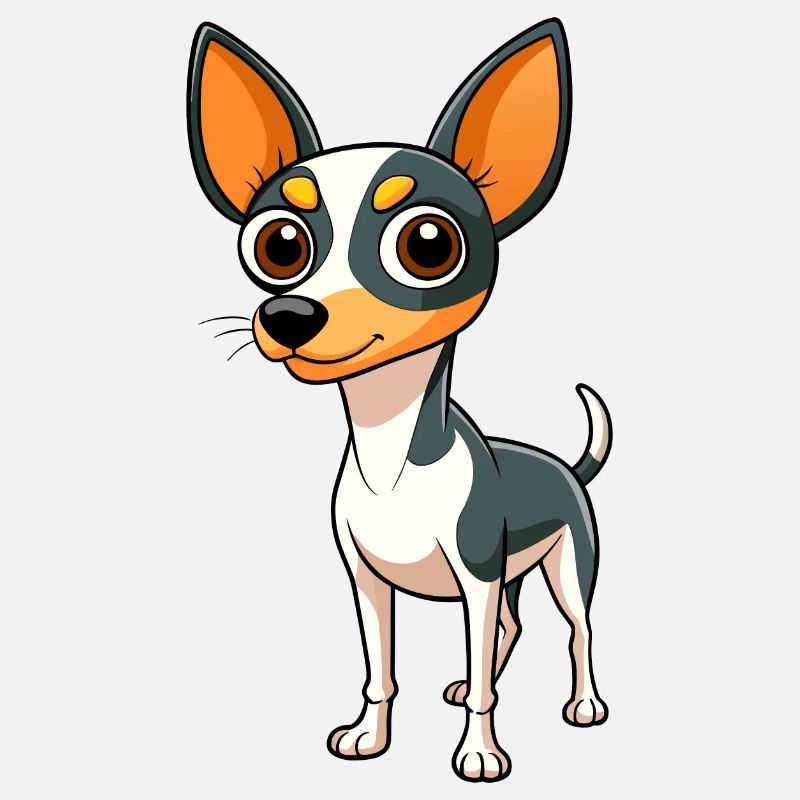 Vigilant Rat Terrier Art