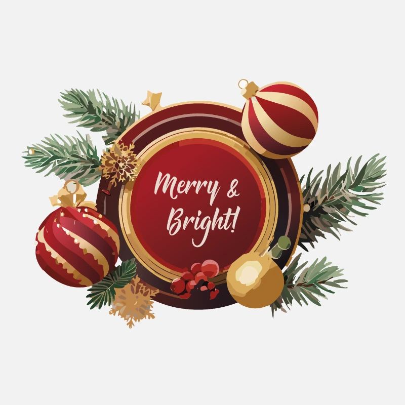 Merry & Bright | Weihnachten | Weihnachtskugeln