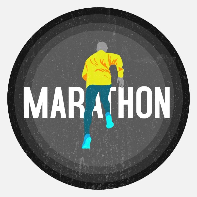 Marathon runner running marathon jogging gift
