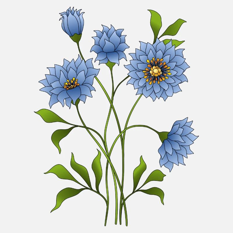 Blaue blumen