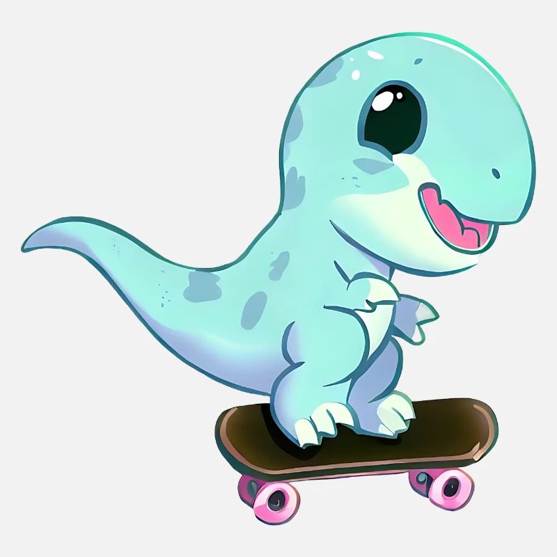 Skateboard Dinosaur