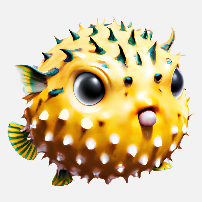 Poisson-globe gonflé