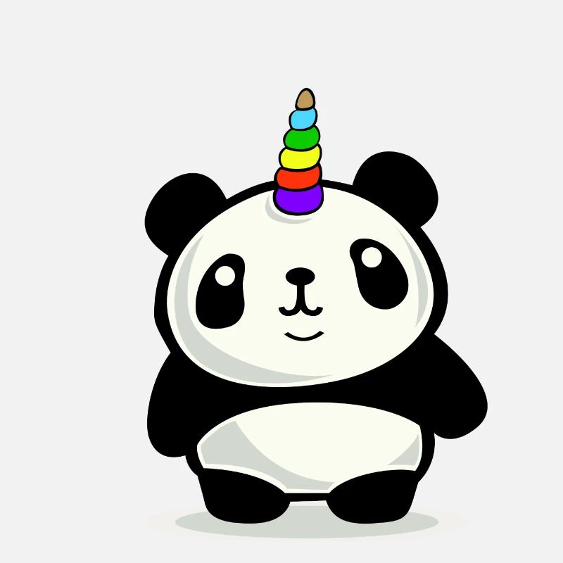 Panda unicorn