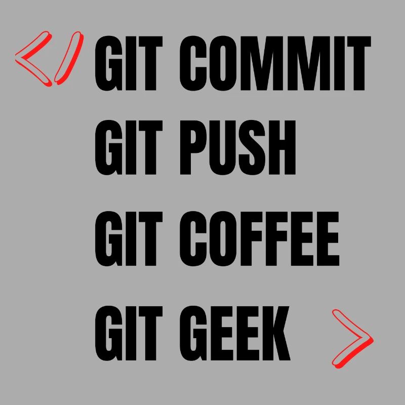 git commit git push git coffee git geek developpeu
