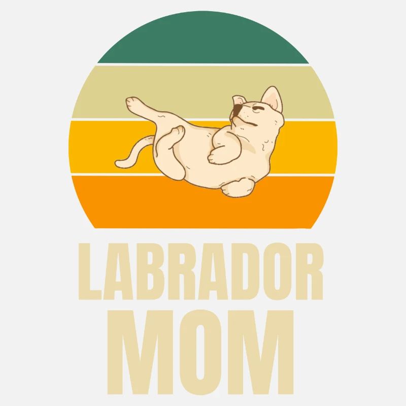 Retro Chiens Mama Labrador