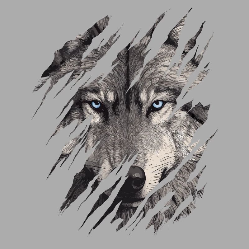 Wolf Scratch Marks Claws Wild Wolves Wilderness Howl
