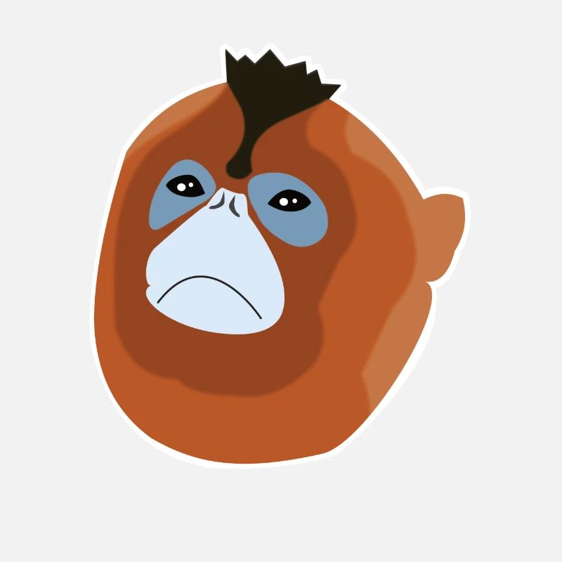 Espèce de singe singe à nez de souche