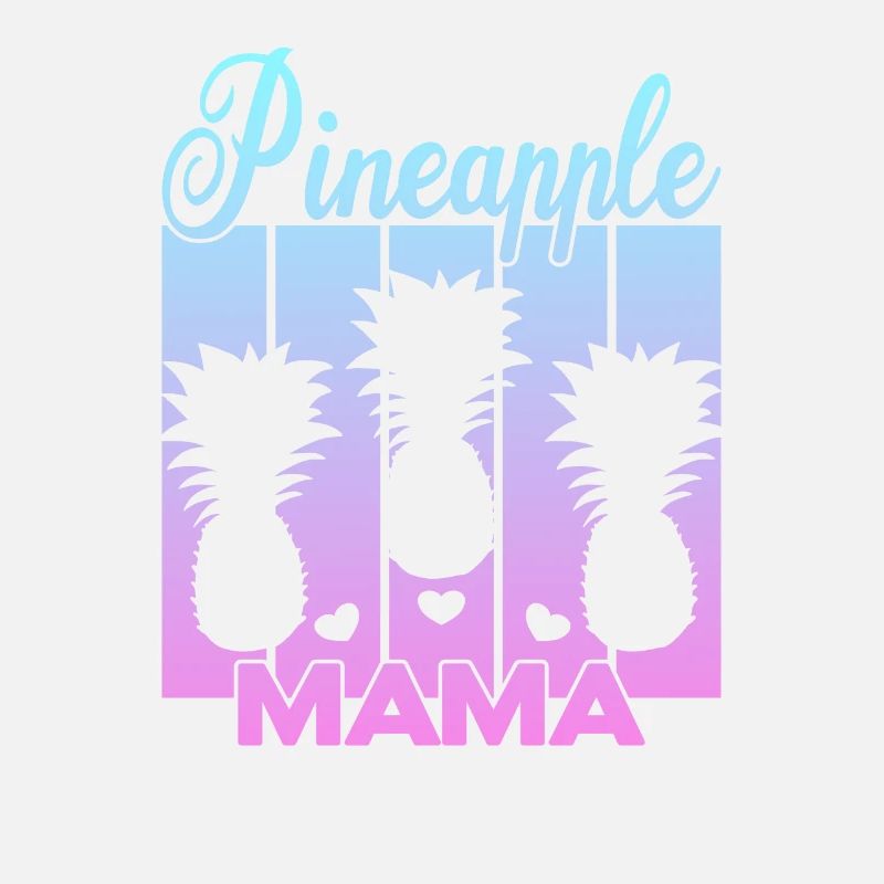 Vintage Pineapple Mama Sunset