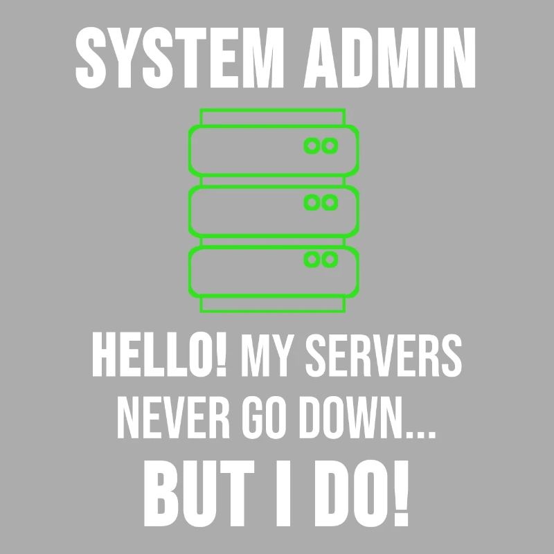System Admin Administrator Server Geschenk