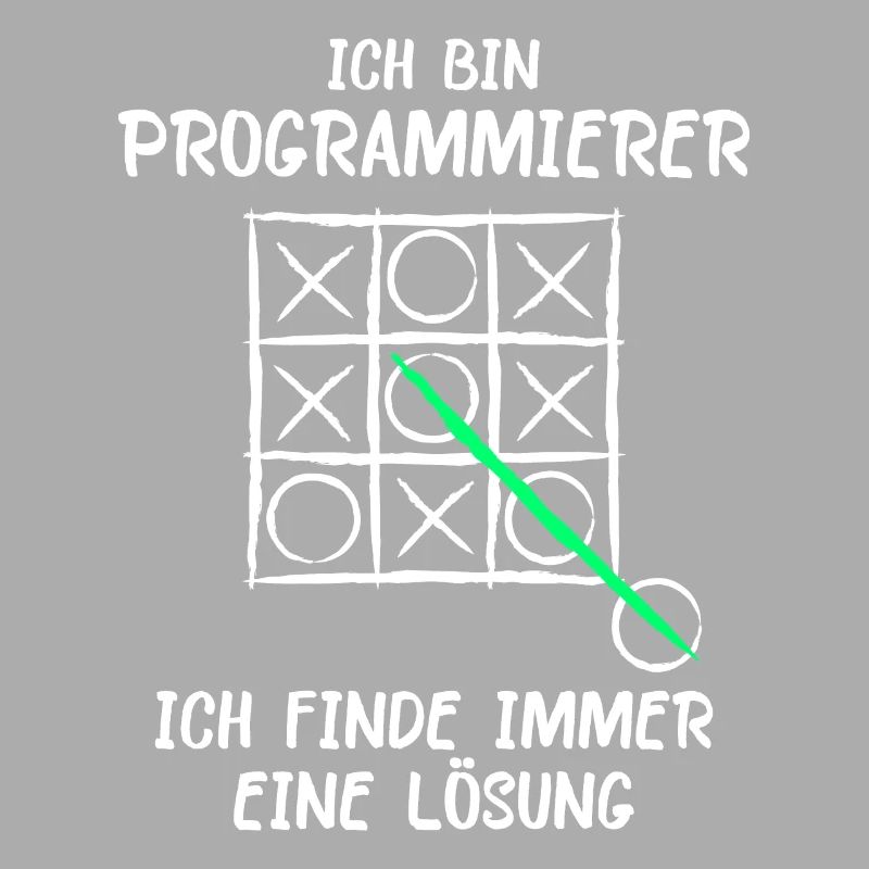 Ich bin Programmierer Lösung Spruch Computer Nerd
