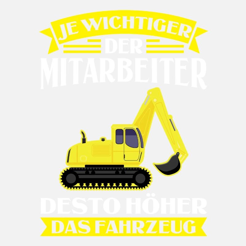 Baggerfahrer Job Baumaschine Geschenk