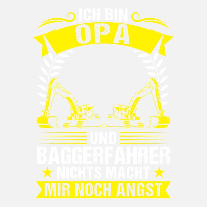 Baggerfahrer Opa Bagger Geschenk