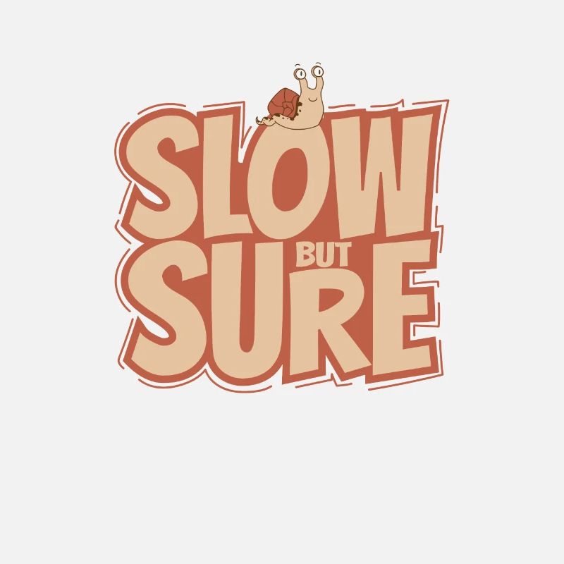 Slow but sure Schnecke Tier