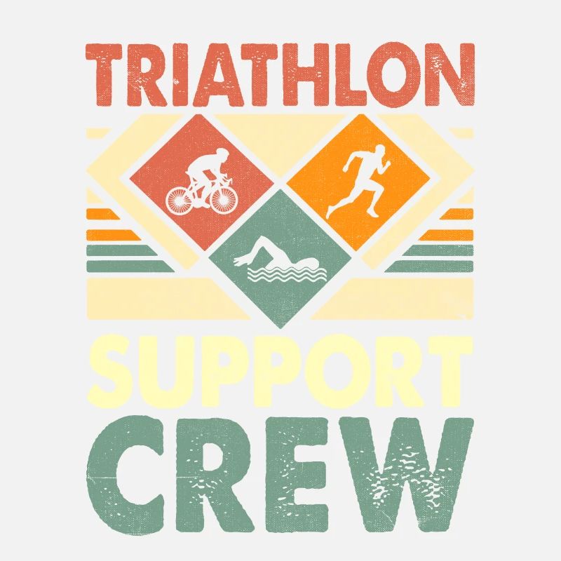 Triathlon Support Crew Natation Vélo Course Triathlète