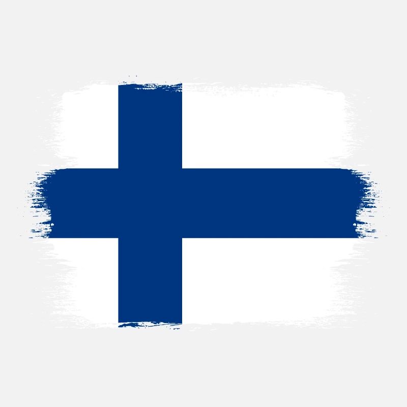 Drapeau de la Finlande Suomi Drapeau finlandais Aspect utilisé