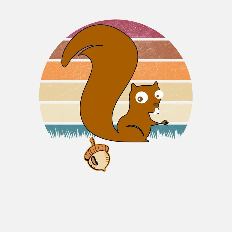 Lustiges Eichhörnchen Nuss Geschenk