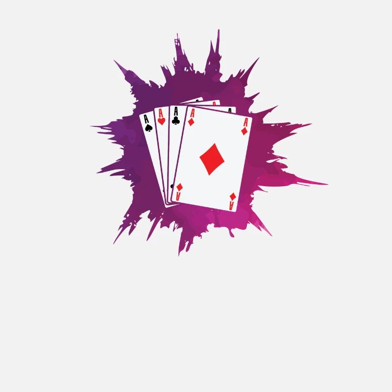 Poker oder Skat Kartenspiel Texas Holdem