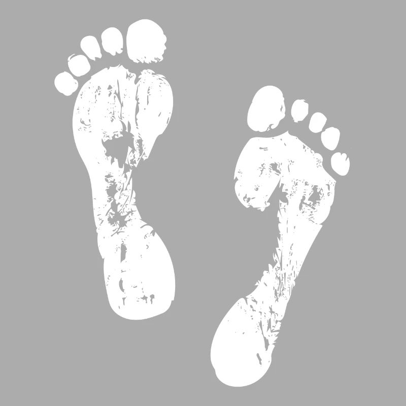 Empreintes de pas dans le sable