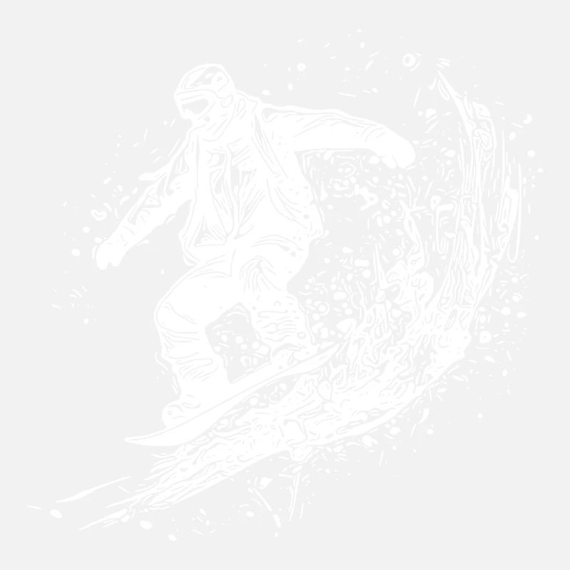 Snowboarding Ride Snowboard Deep Snow Style