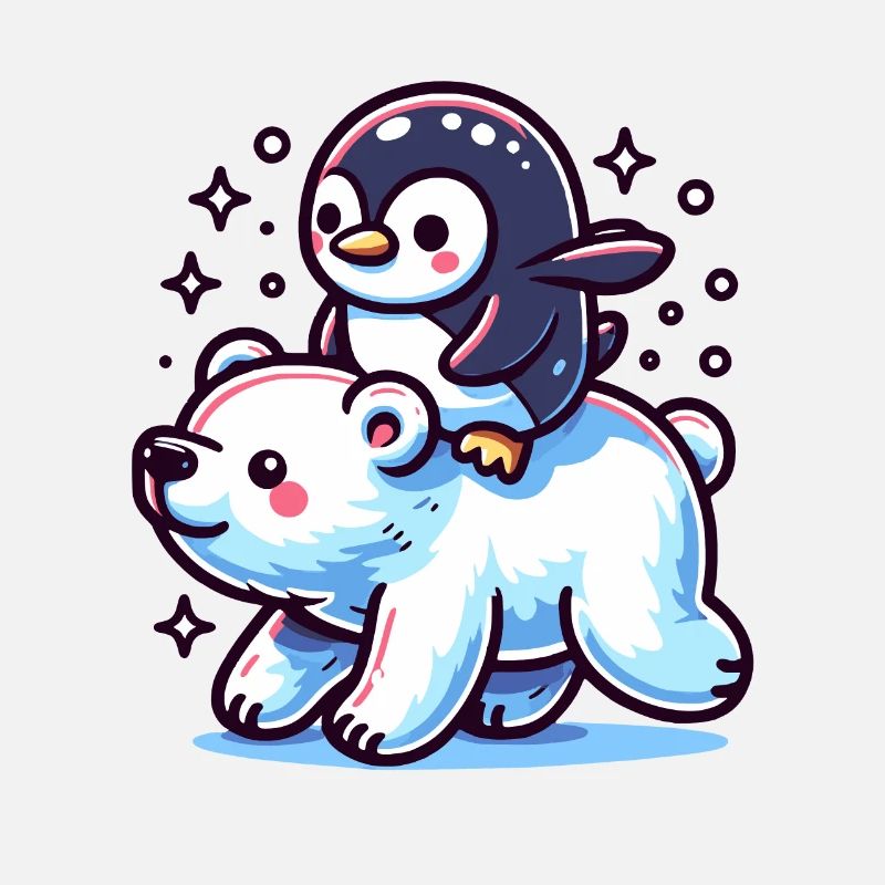 Penguin and Polar Bear Gift