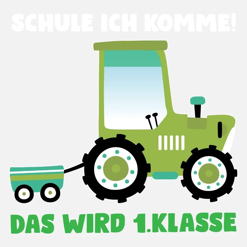 1.Klasse Traktor Erstklässler Geschenk