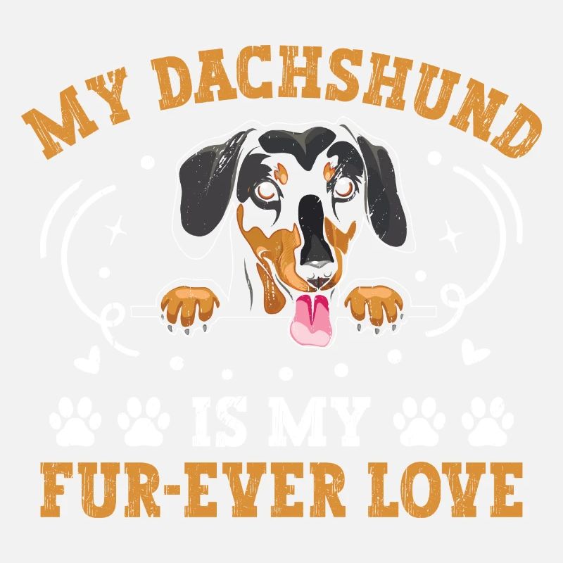 Mon teckel est mon amour à fourrure Propriétaire de chien Chien Lov