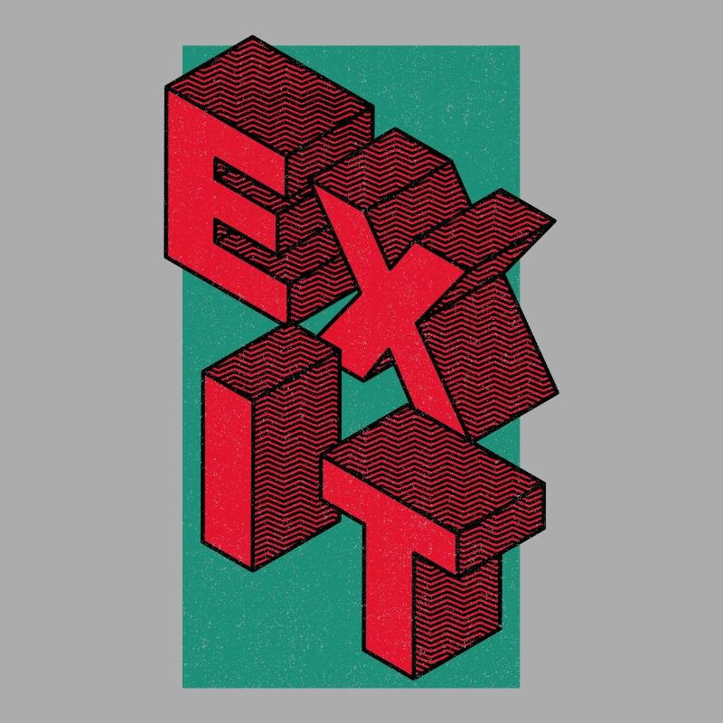 Exit - take the exit - in red
