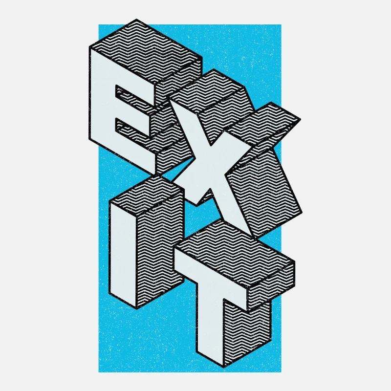 Exit - take the exit in blue