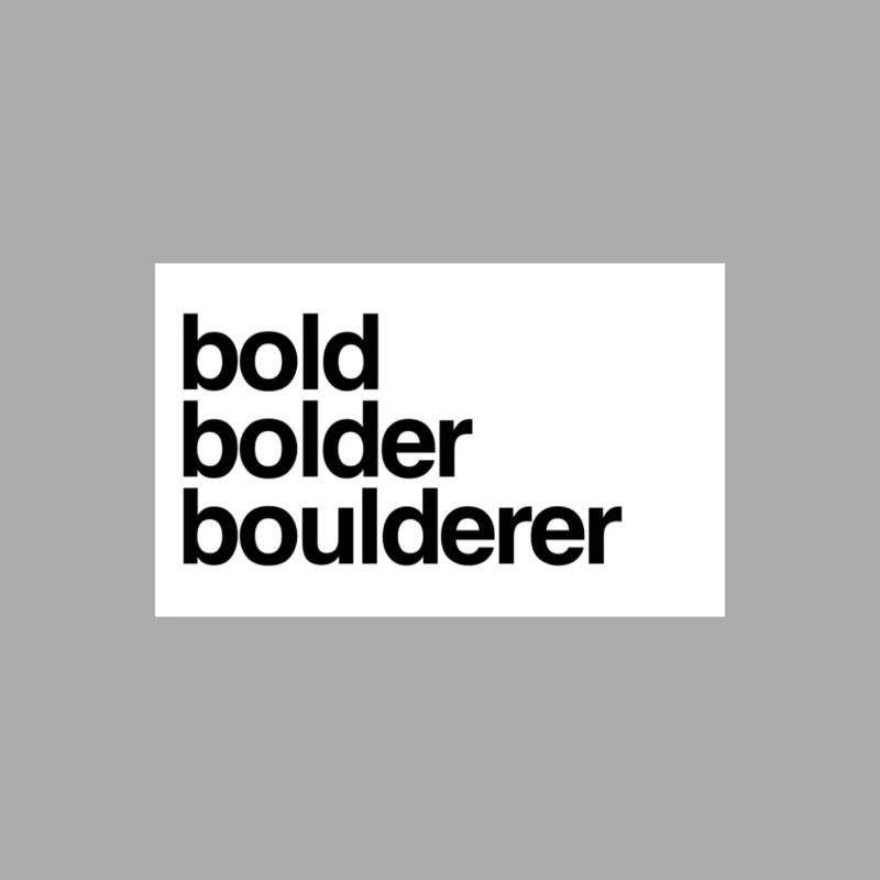 Bold Bolder Boulderer Kletterer Bouldern