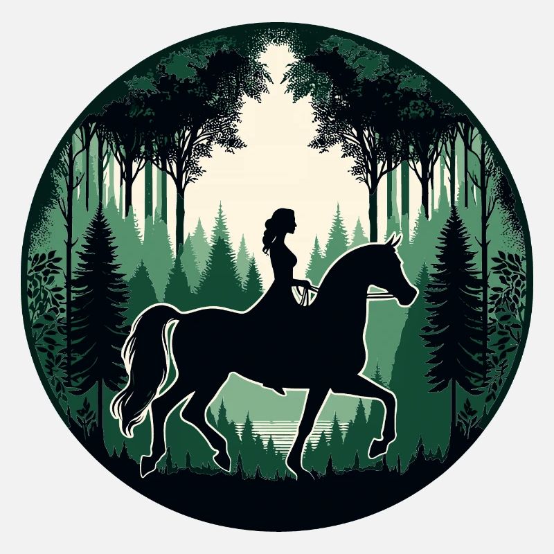 Femme Cheval Arabe