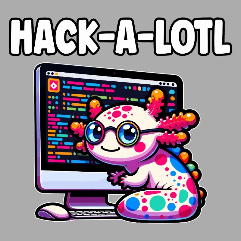 Cadeau de programmation drôle d’axolotl codage