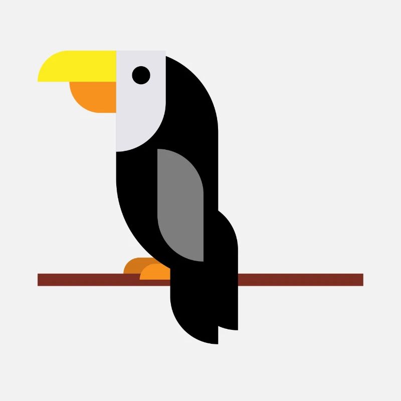 Toucan sur branche