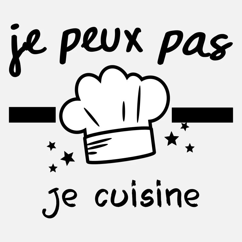 je peux pas je cuisine, toque,chef