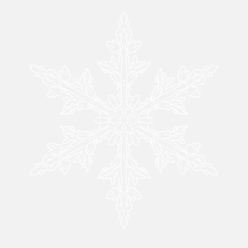 Mandala flocon de neige