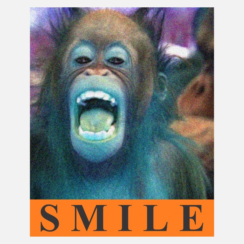 Monkey Smile Orang Utan Graphique
