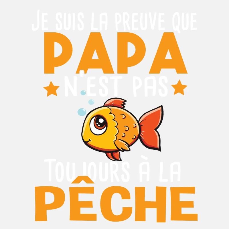 Papa Pêche Pêcheur Bébé Nourrisson Naissance