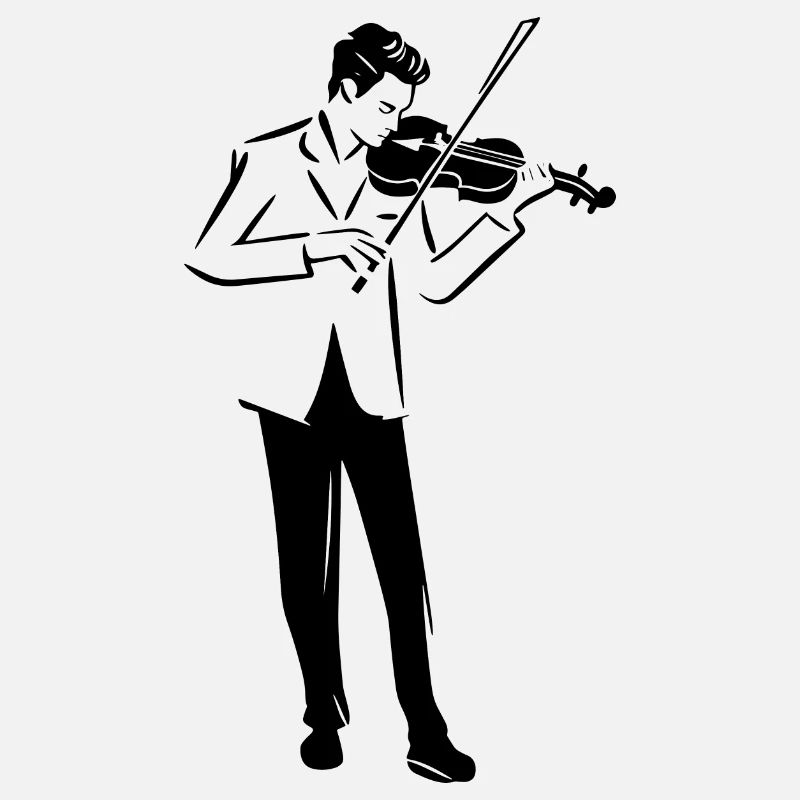 Dessin de violoniste