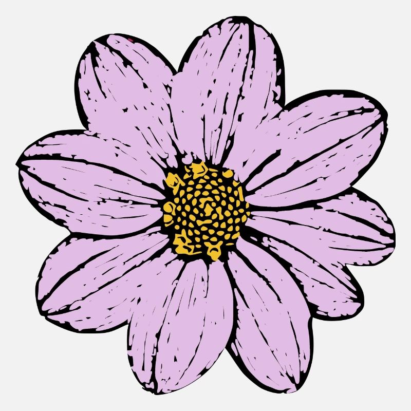 fleur, fleur, pastel, violet, lilas
