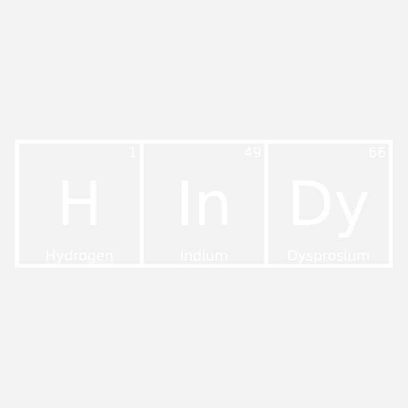 Hindy Name First Name Chemistry Periodic Table Elements