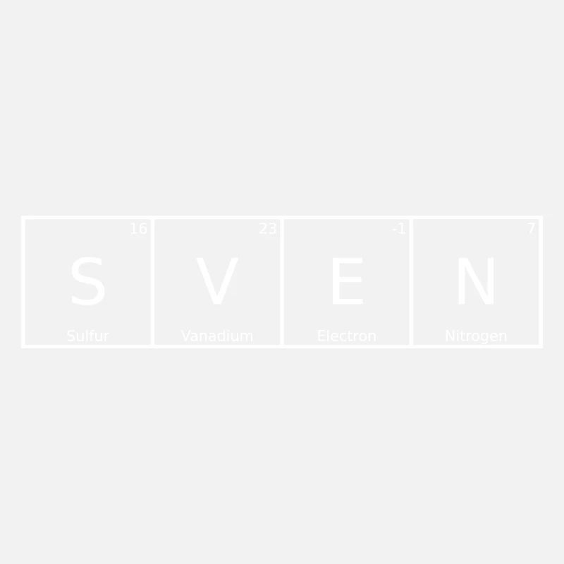 Sven Name First Name Chemistry Periodic Table Elements