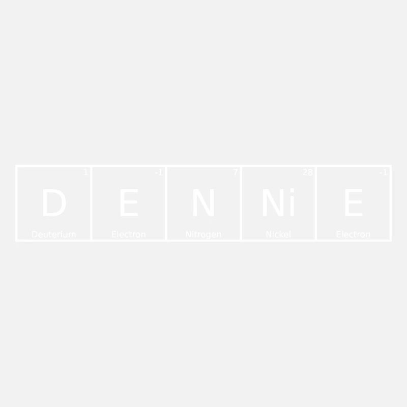 Dennie Name First Name Chemistry Periodic Table Elements