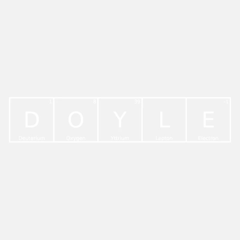 Doyle Nom Prénom Chimie Éléments du tableau périodique