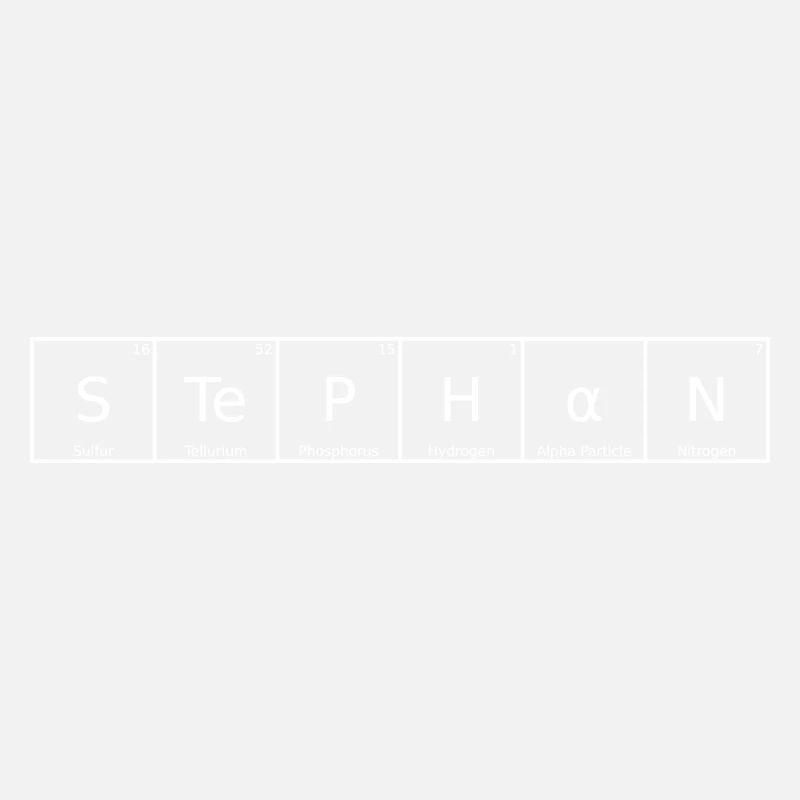 Stephan Name Vorname Chemie Periodensystem Element