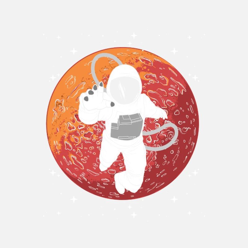 Chemise astronaute spatial Mars
