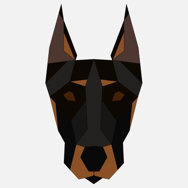 Doberman géométrique